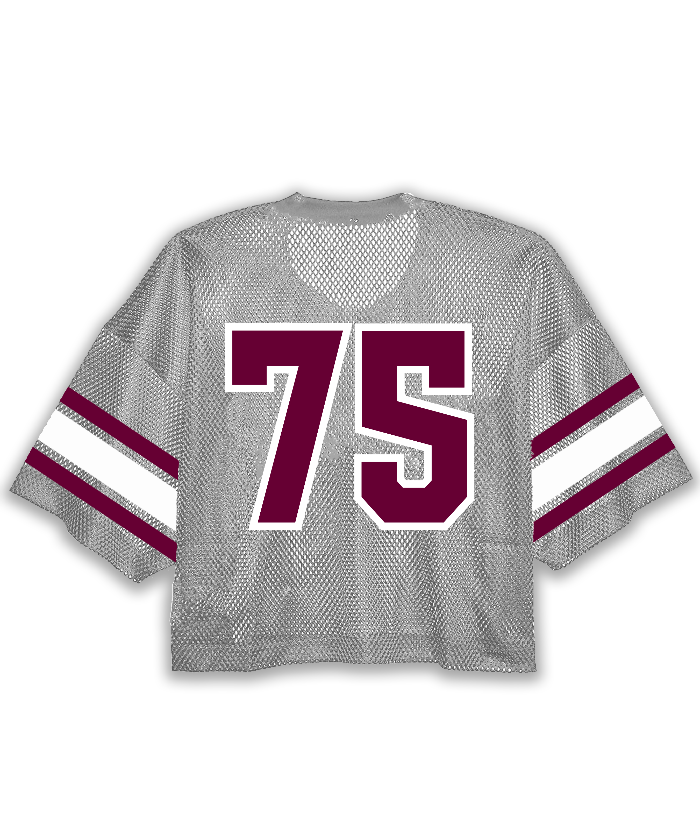 Lambda Theta Alpha "Lovely" Oversized Cropped Mesh Football Jersey
