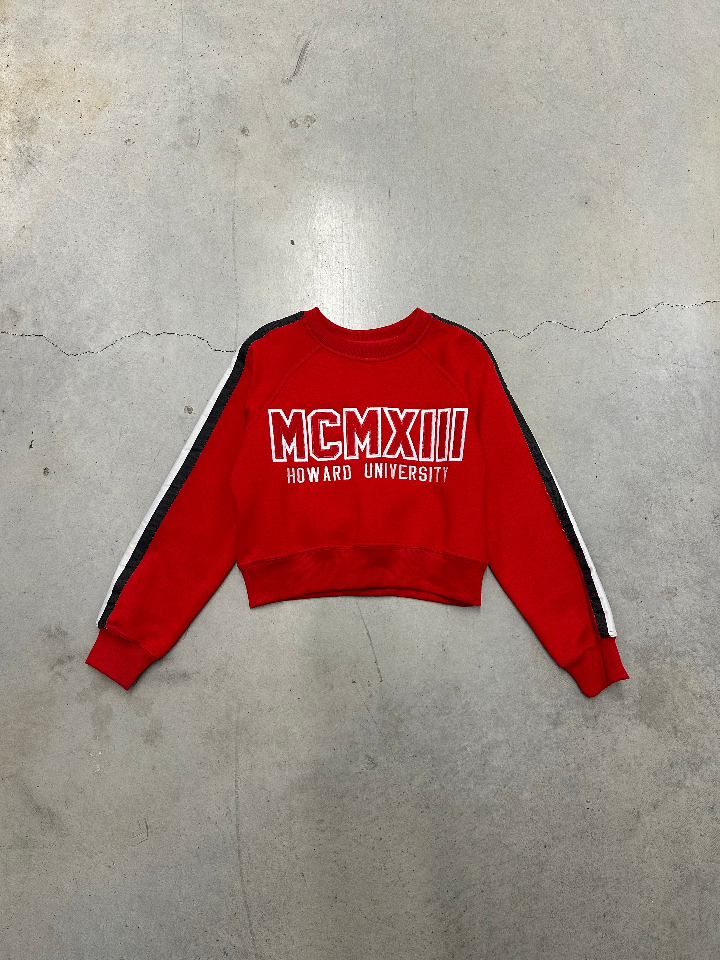 Delta "MCMXIII" OG MCM Sweatshirt - Cropped - Red - Size M