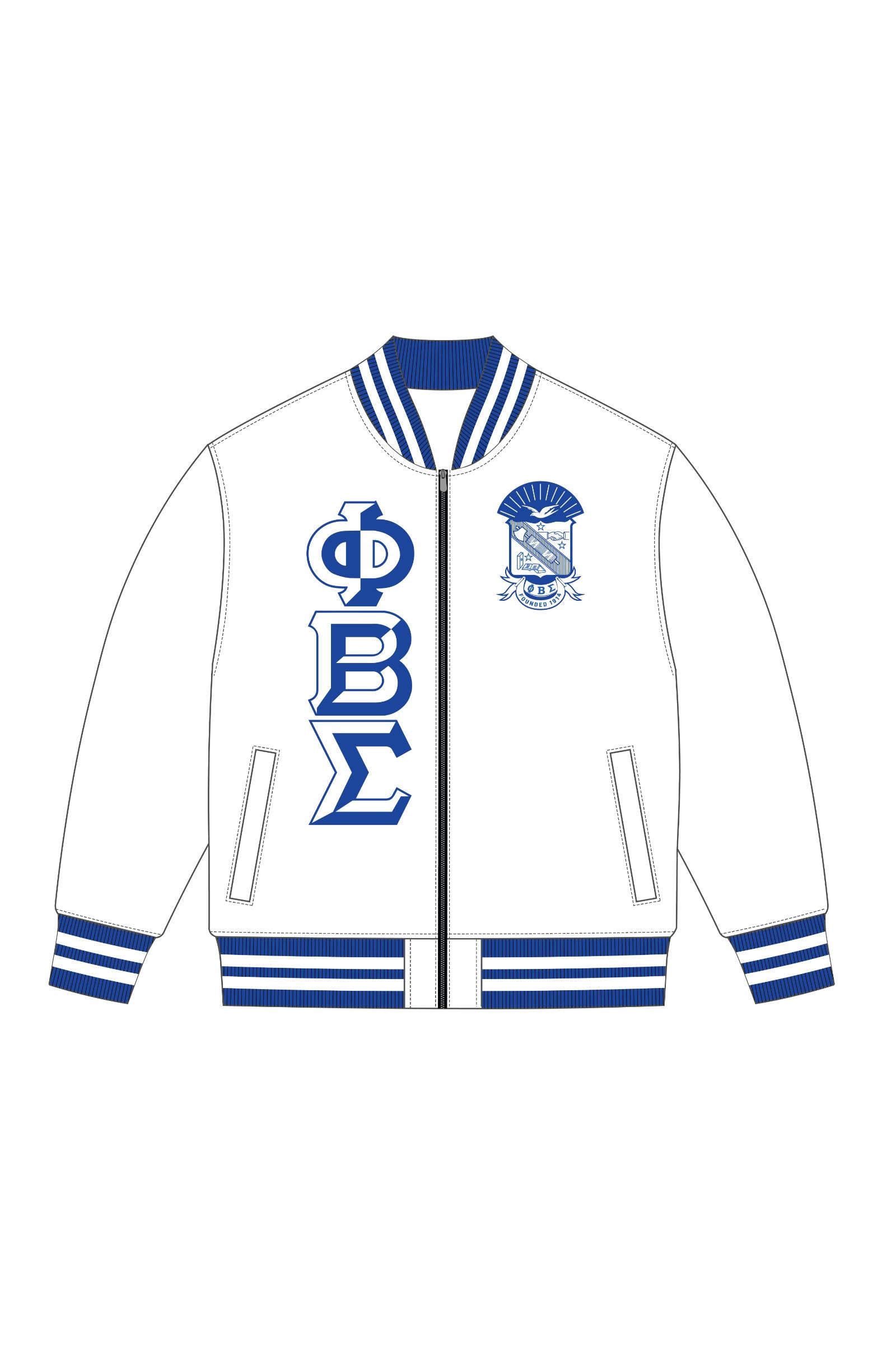 Sigma Vintage Letter Satin Bomber