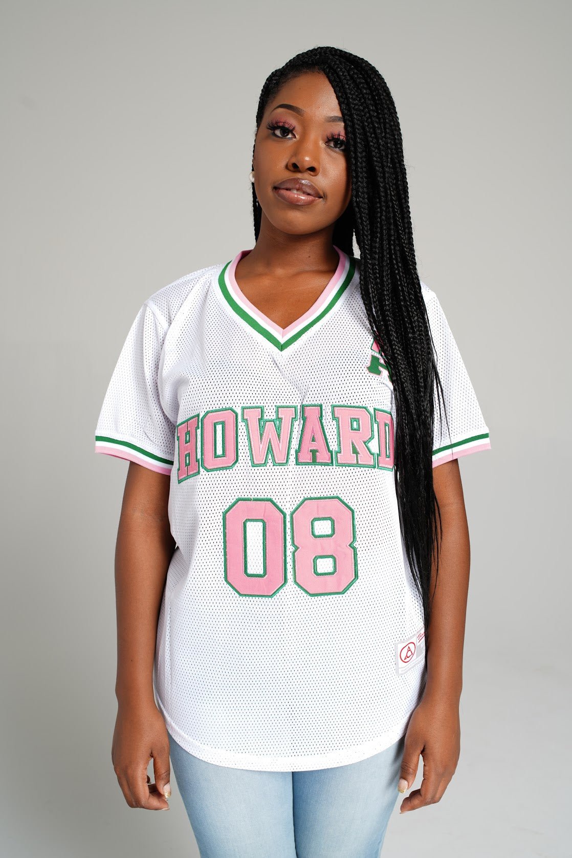 AKA College Baseball Mesh V - Neck Jersey - Size L - DVN