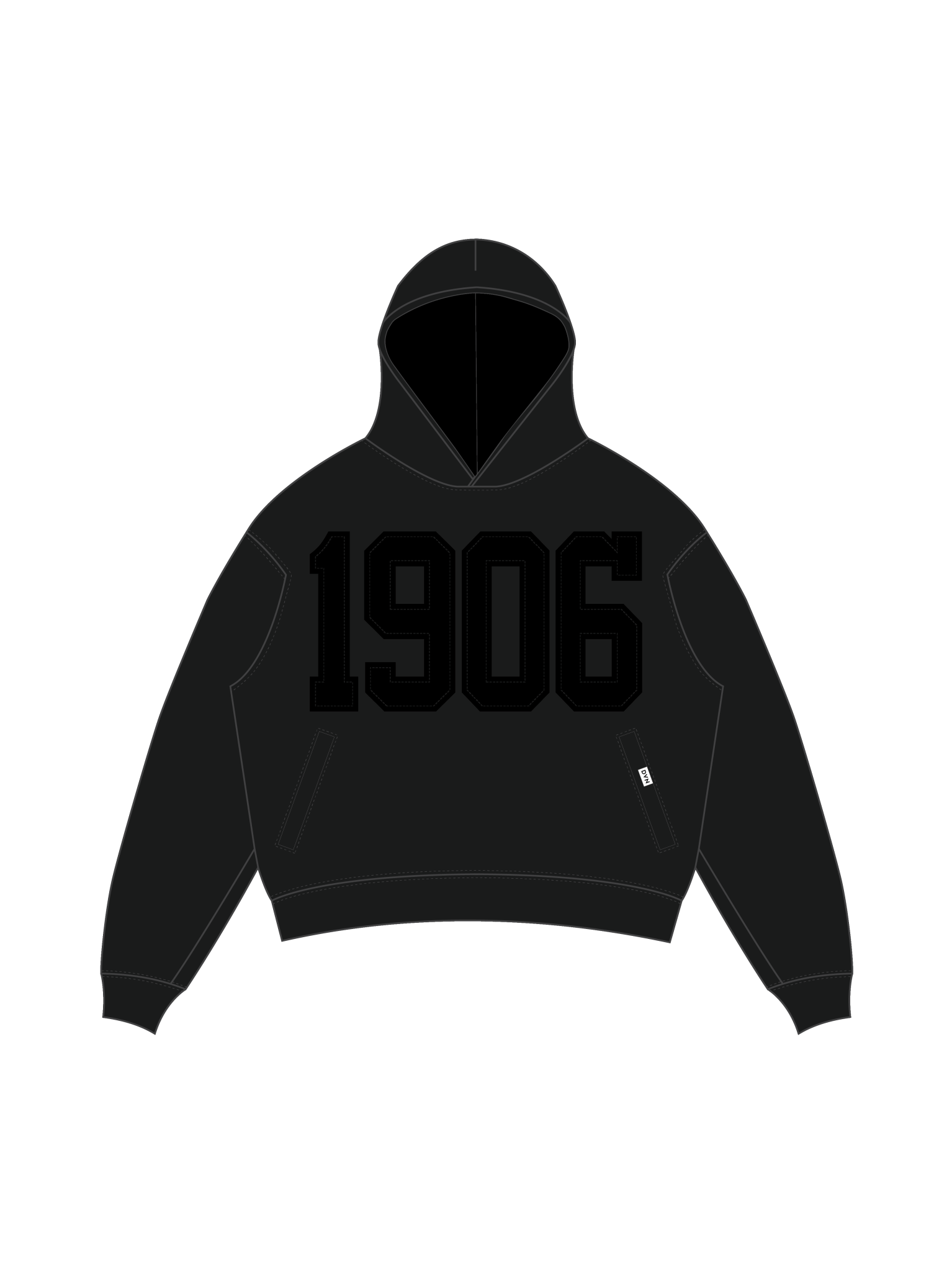 Alpha Legacy Pullover Black Hoodie - DVN