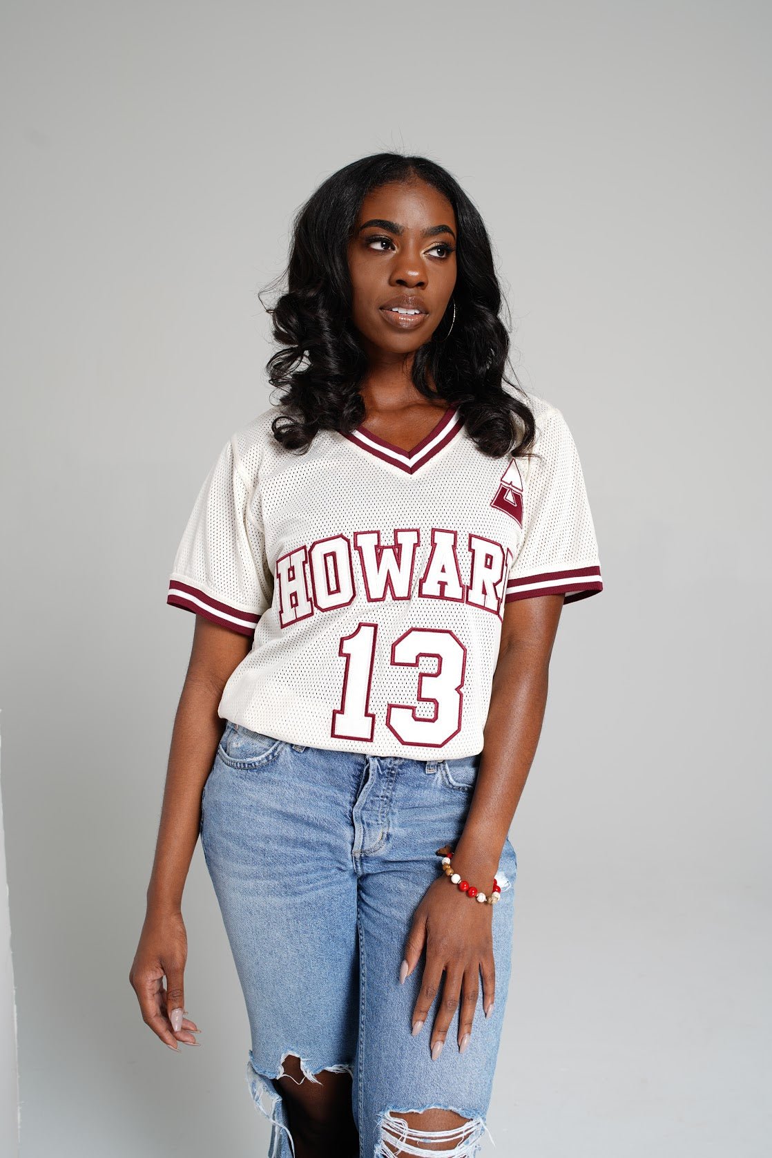 Delta College Baseball Mesh V - Neck Jersey - Size L - DVN