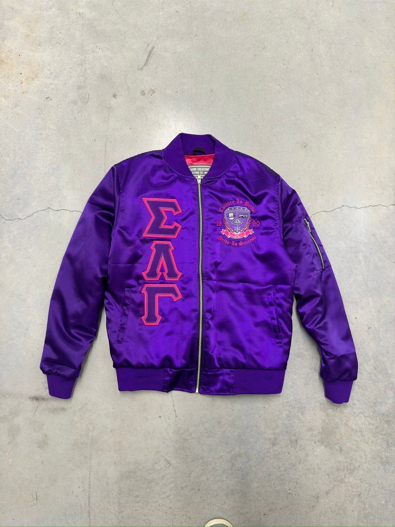 Gamma OG Satin Bomber Jacket (Size L) - DVN