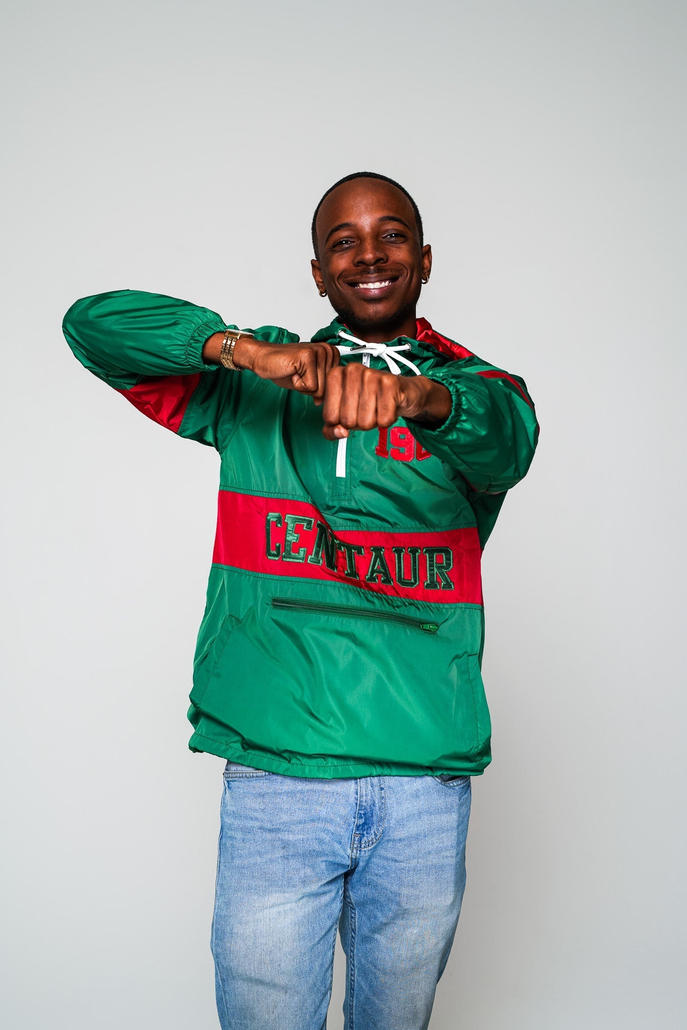 Iota OG Tri - Color Windbreaker - Size M - DVN