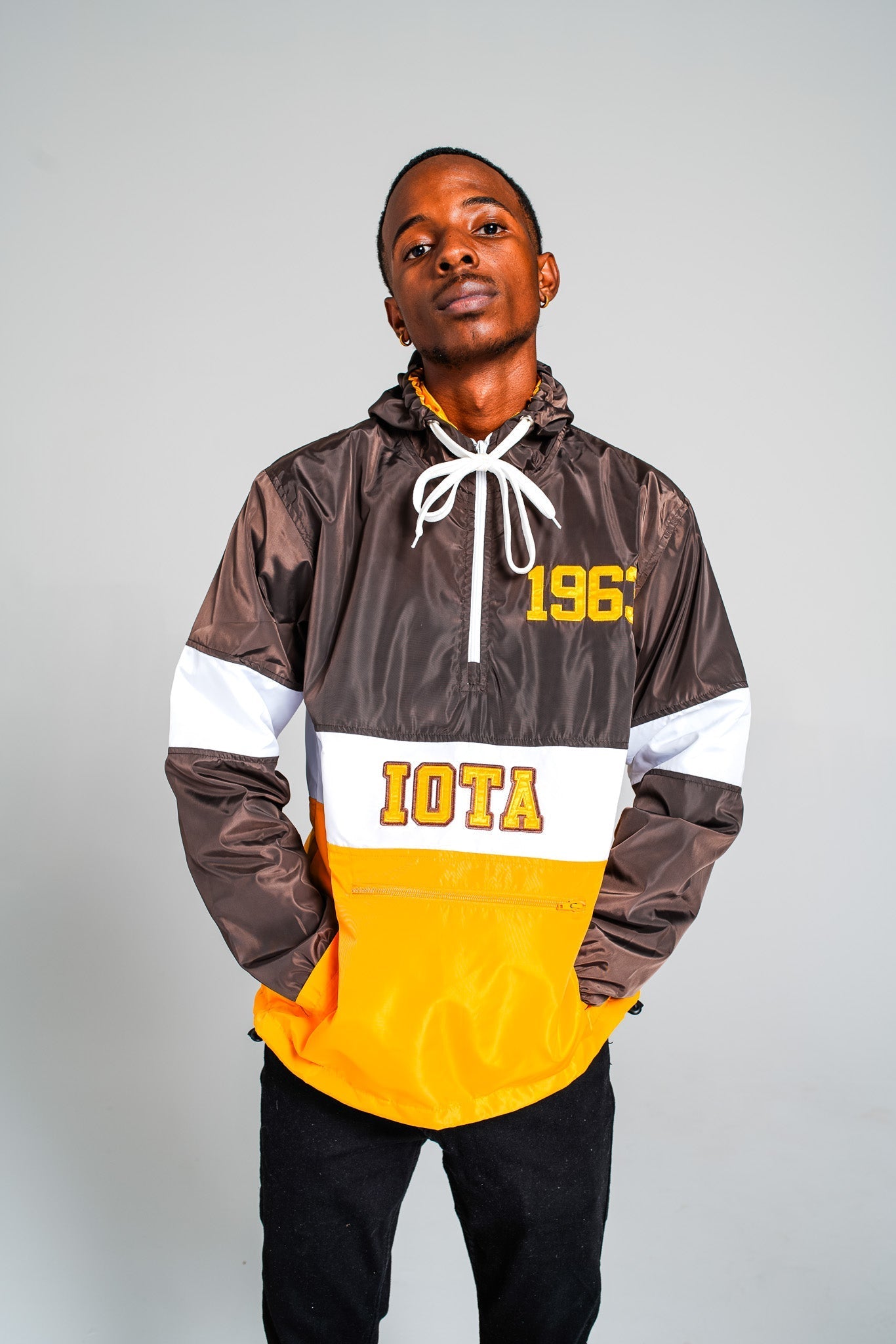Iota OG Tri - Color Windbreaker - Size M - DVN