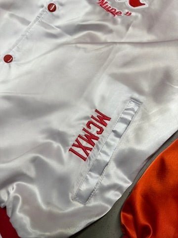 Kappa Alpha Psi Varsity Satin Baseball Jacket - Final Model - DVN