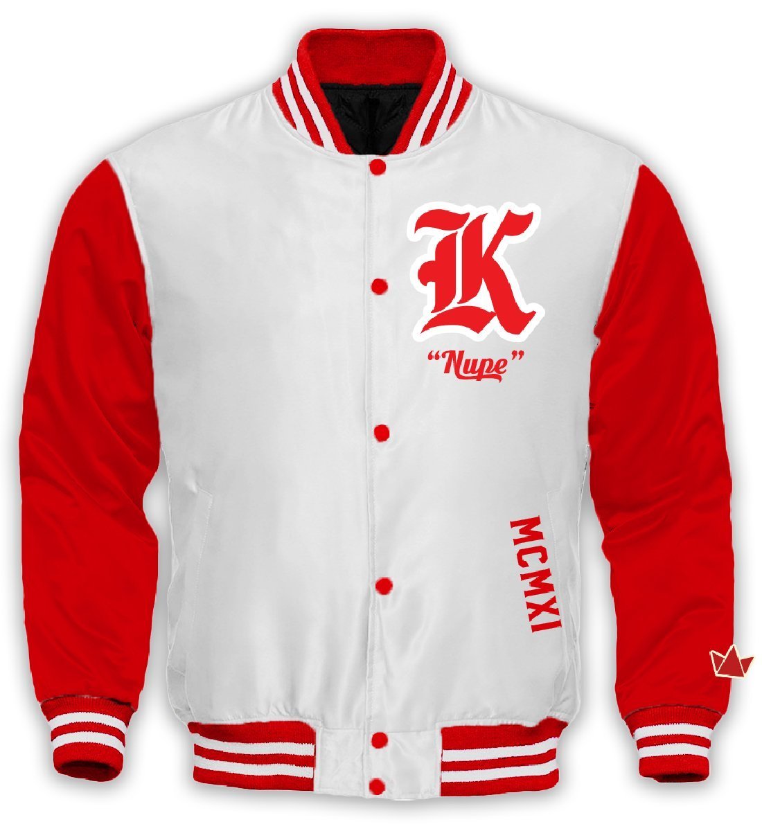 Kappa Alpha Psi Varsity Satin Baseball Jacket - Final Model - DVN