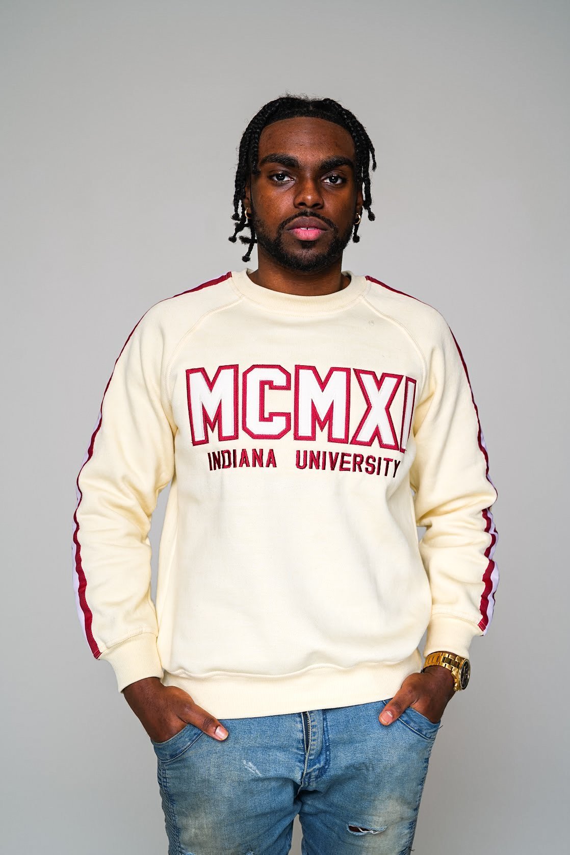 Kappa "MCMXI" OG MCM Sweatshirt - Cream - Size S & M - DVN