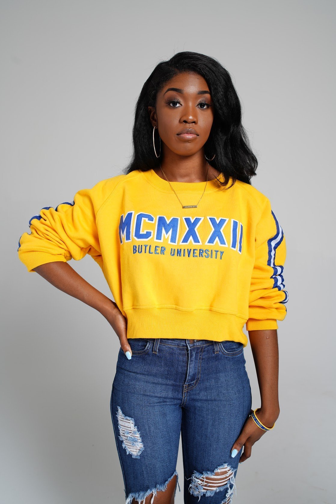 SGRho "MCMXXII" OG MCM Sweatshirt - Cropped - Size M - DVN