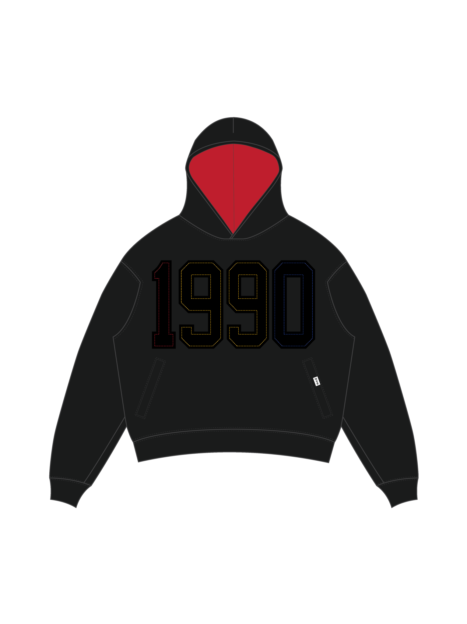 SIA Legacy Pullover Black Hoodie - DVN