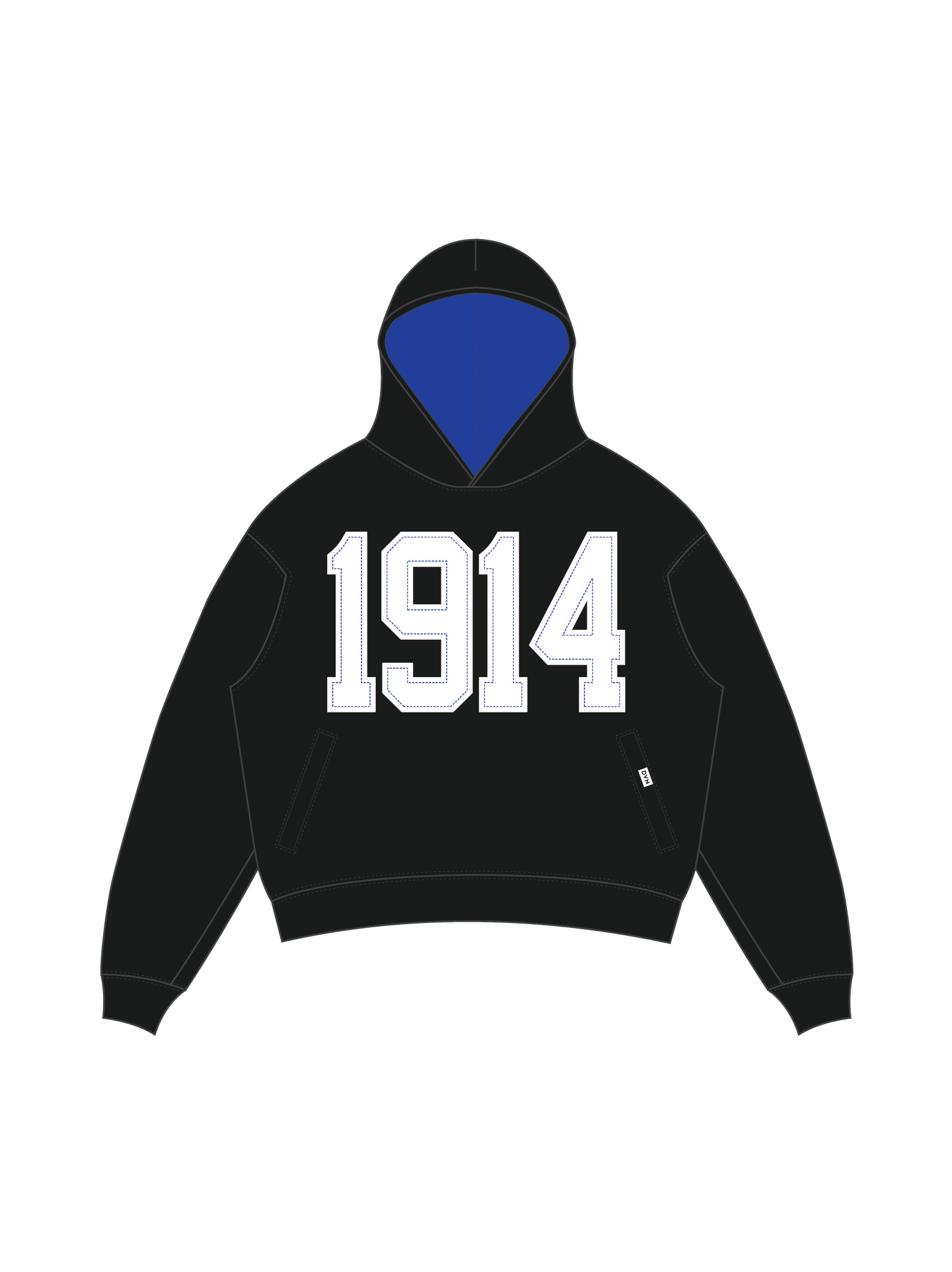 Sigma Legacy Pullover Black Hoodie - DVN