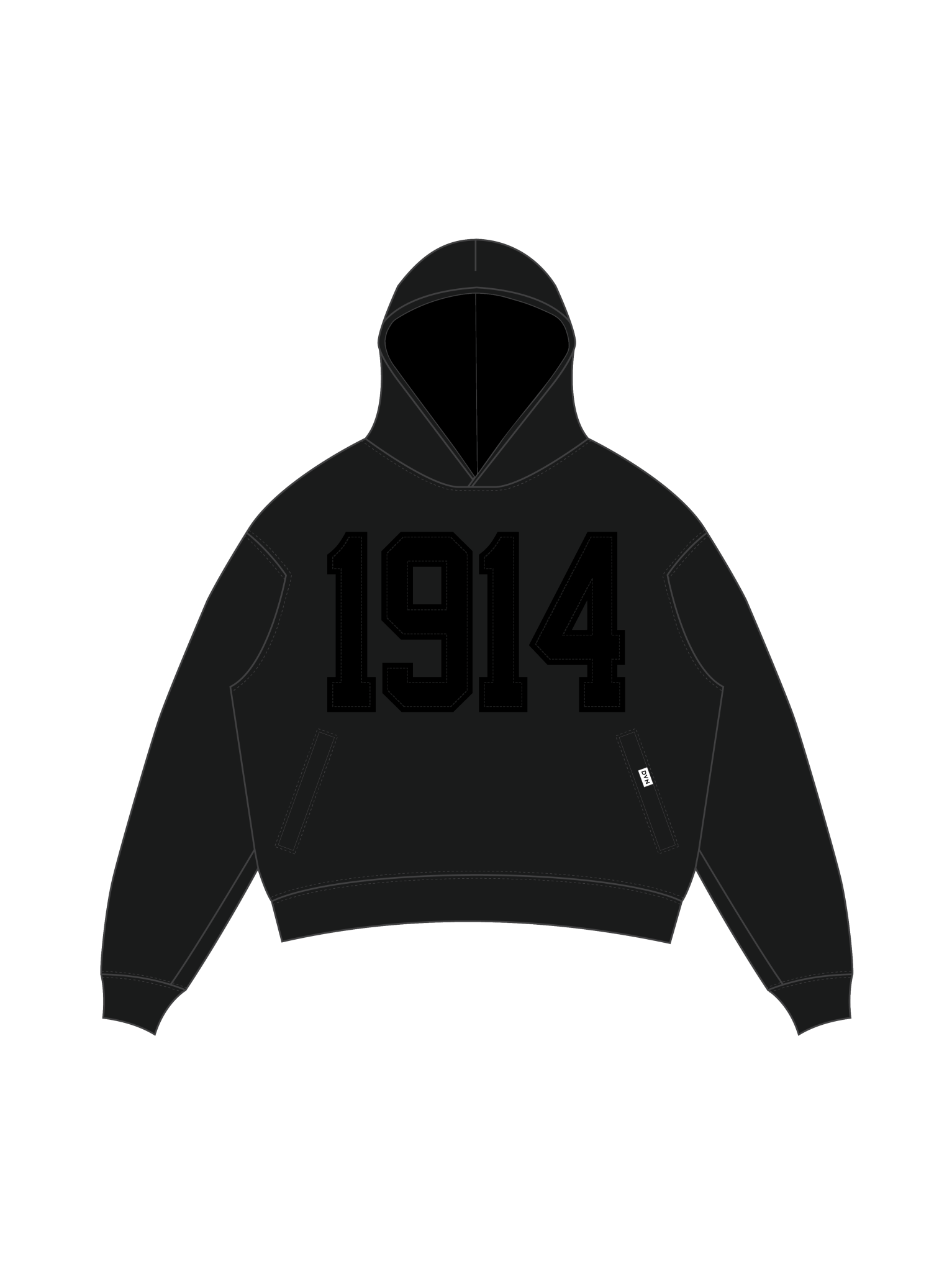 Sigma Legacy Pullover Black Hoodie - DVN