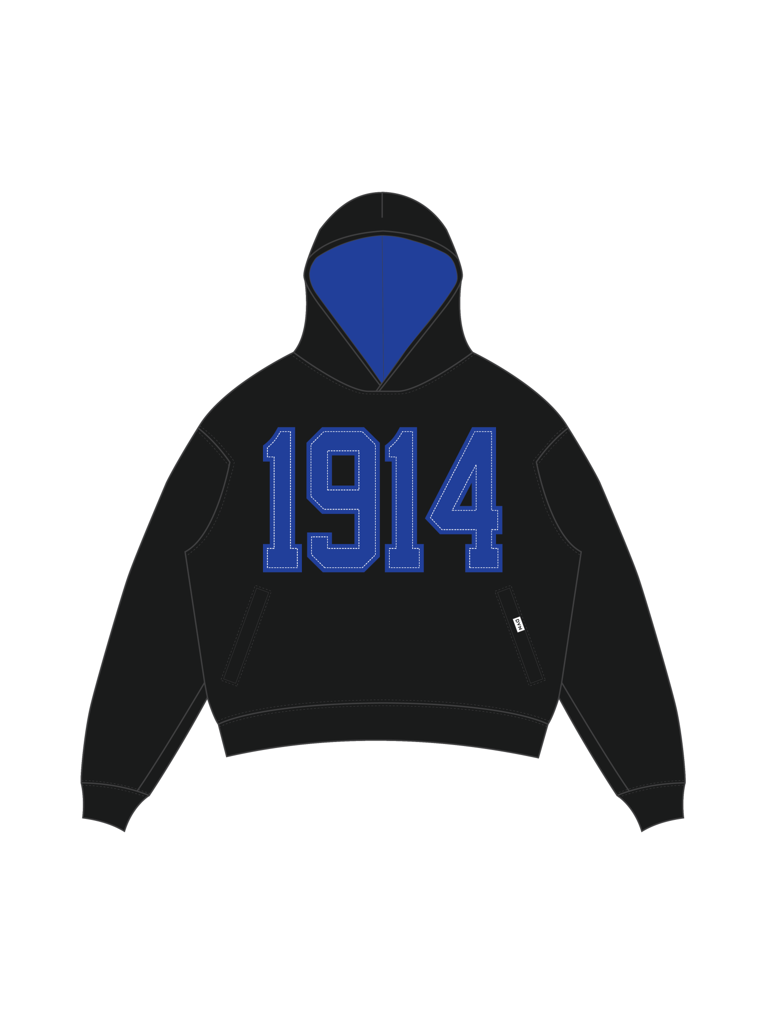 Sigma Legacy Pullover Black Hoodie - DVN