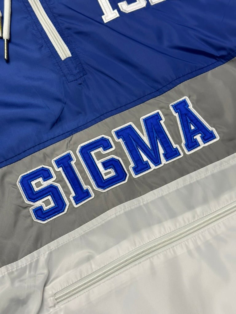Sigma OG Tri - Color Windbreaker - Blue - Size L - DVN