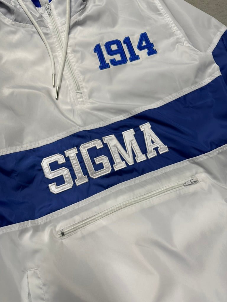 Sigma OG Tri - Color Windbreaker - White - Size L - DVN