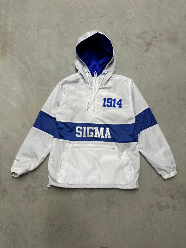 Sigma OG Tri - Color Windbreaker - White - Size L - DVN