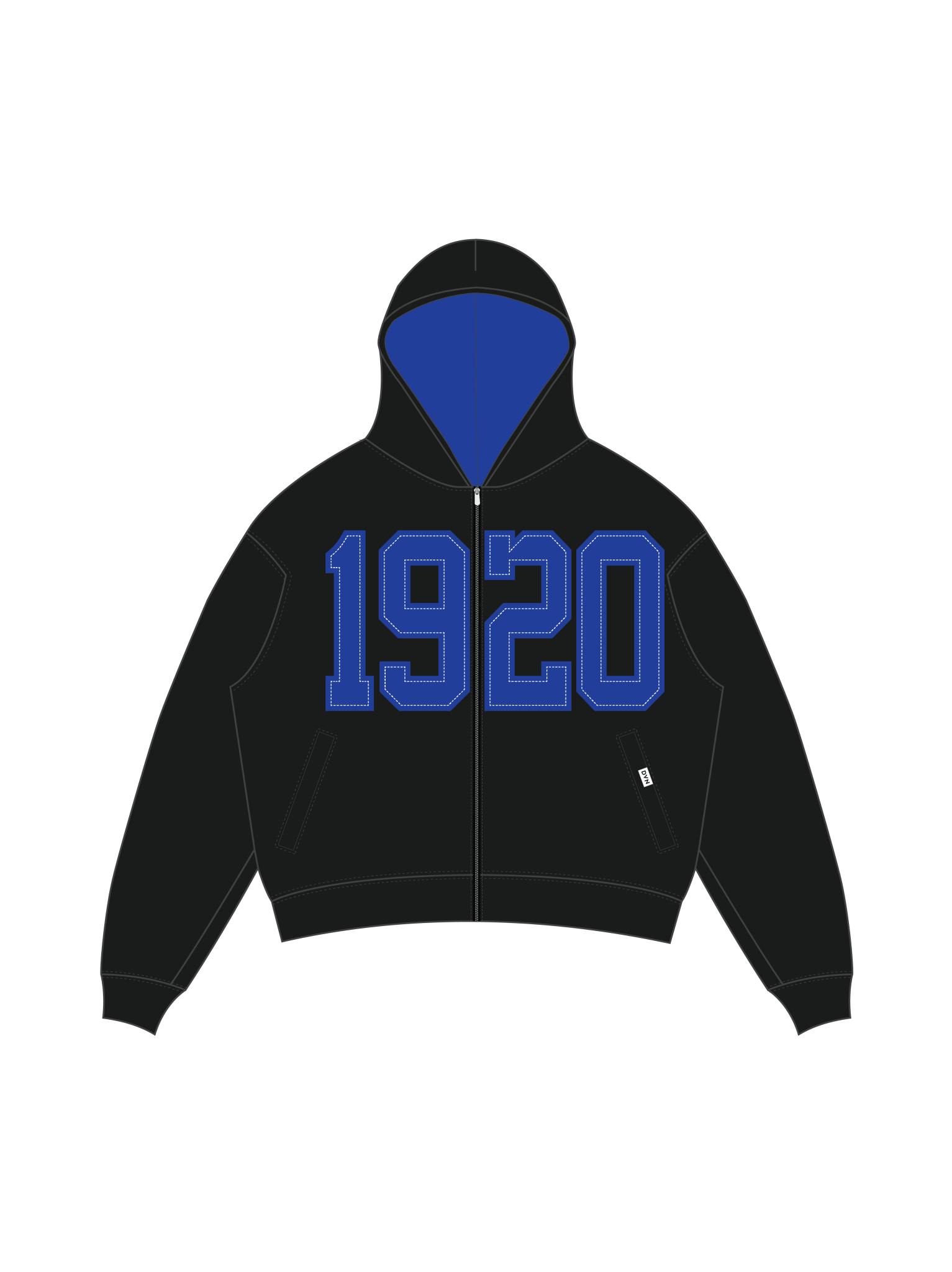 Zeta Legacy Zip Hoodie - DVN