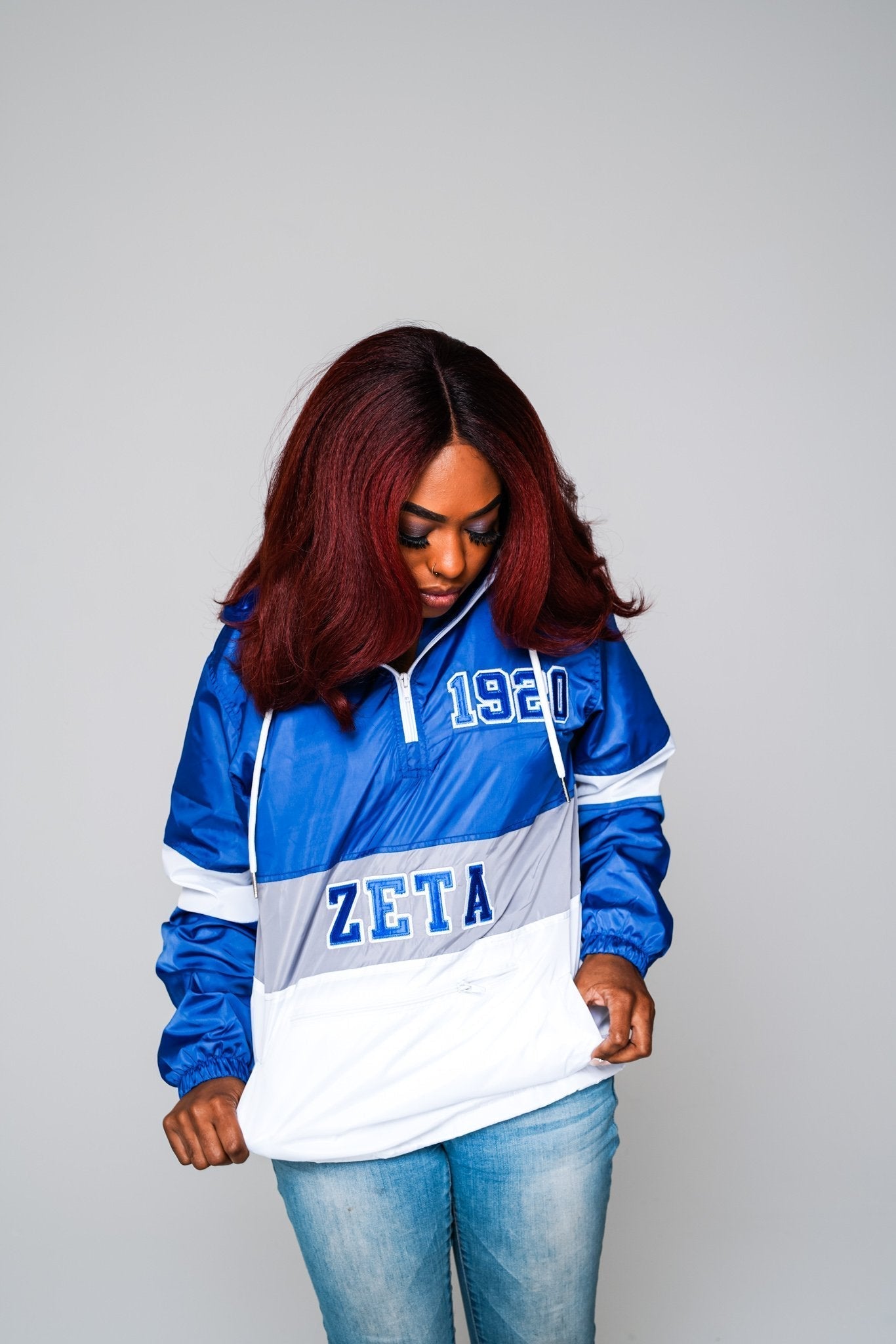 Zeta OG Tri - Color Windbreaker - Size S - DVN