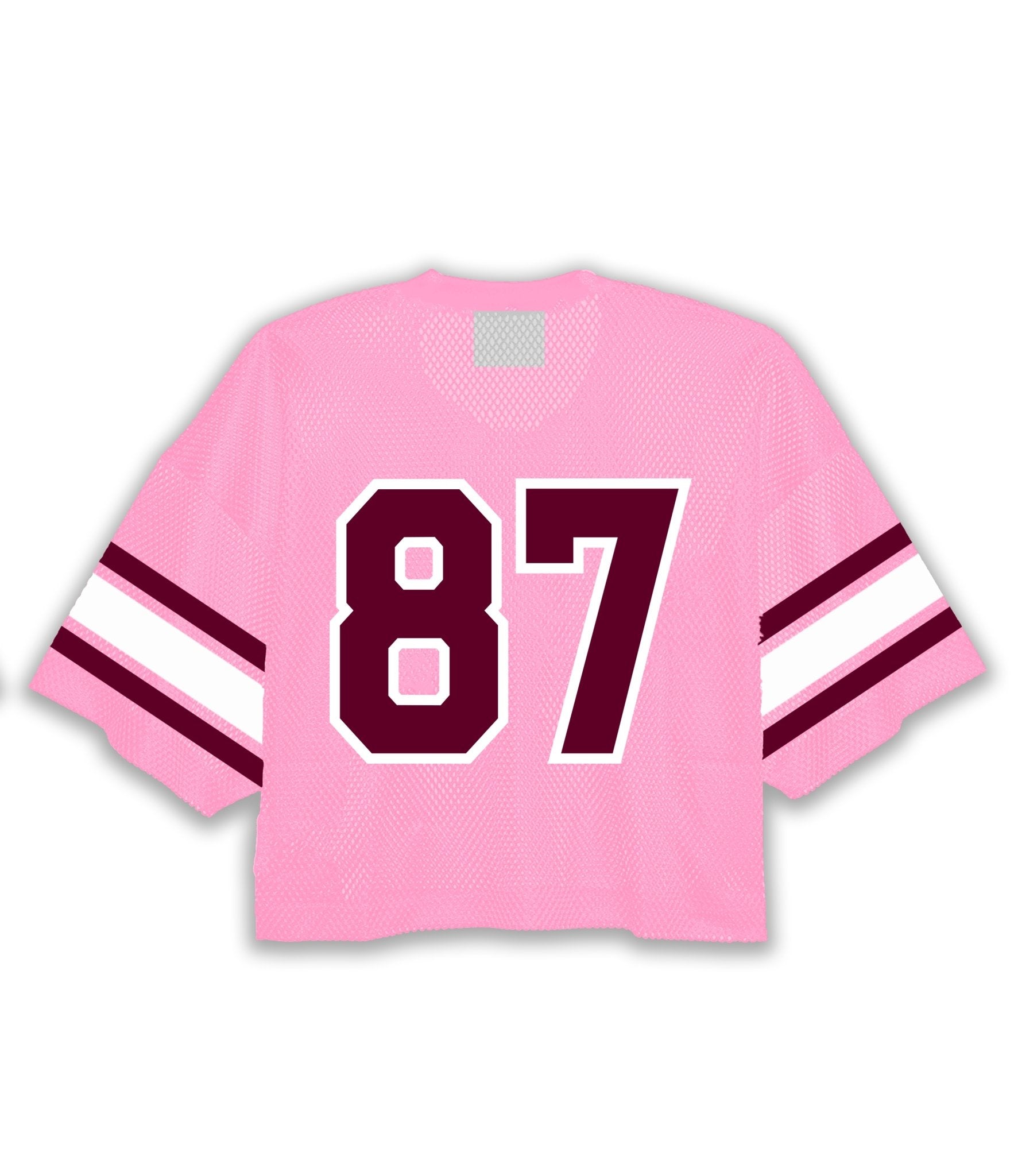 KDChi Oversized Cropped Mesh Football Jersey - DVN Co.