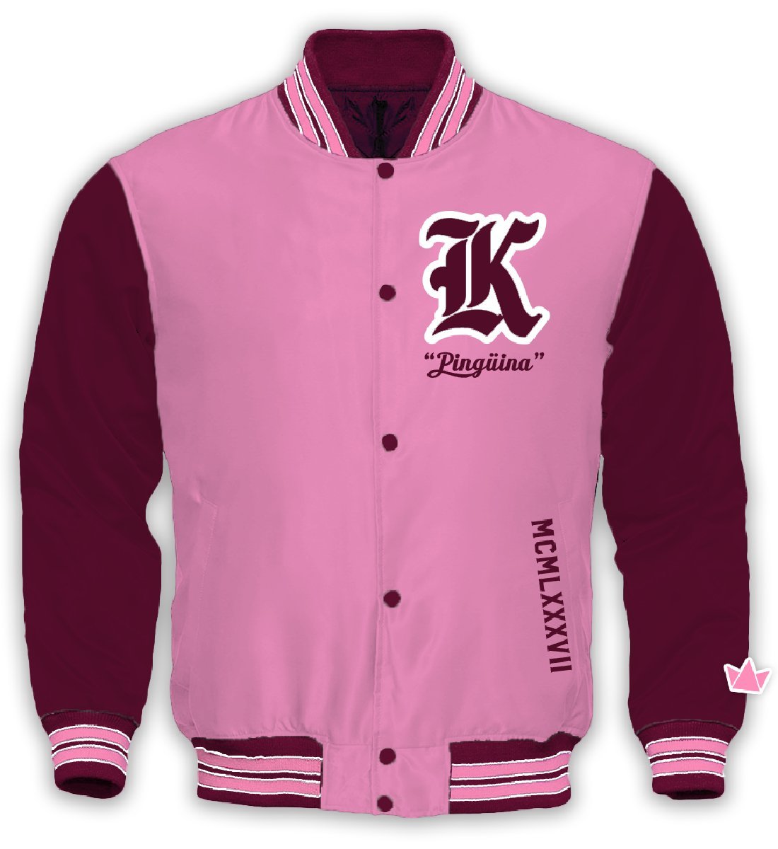 KDChi Varsity Satin Baseball Jacket - DVN Co.