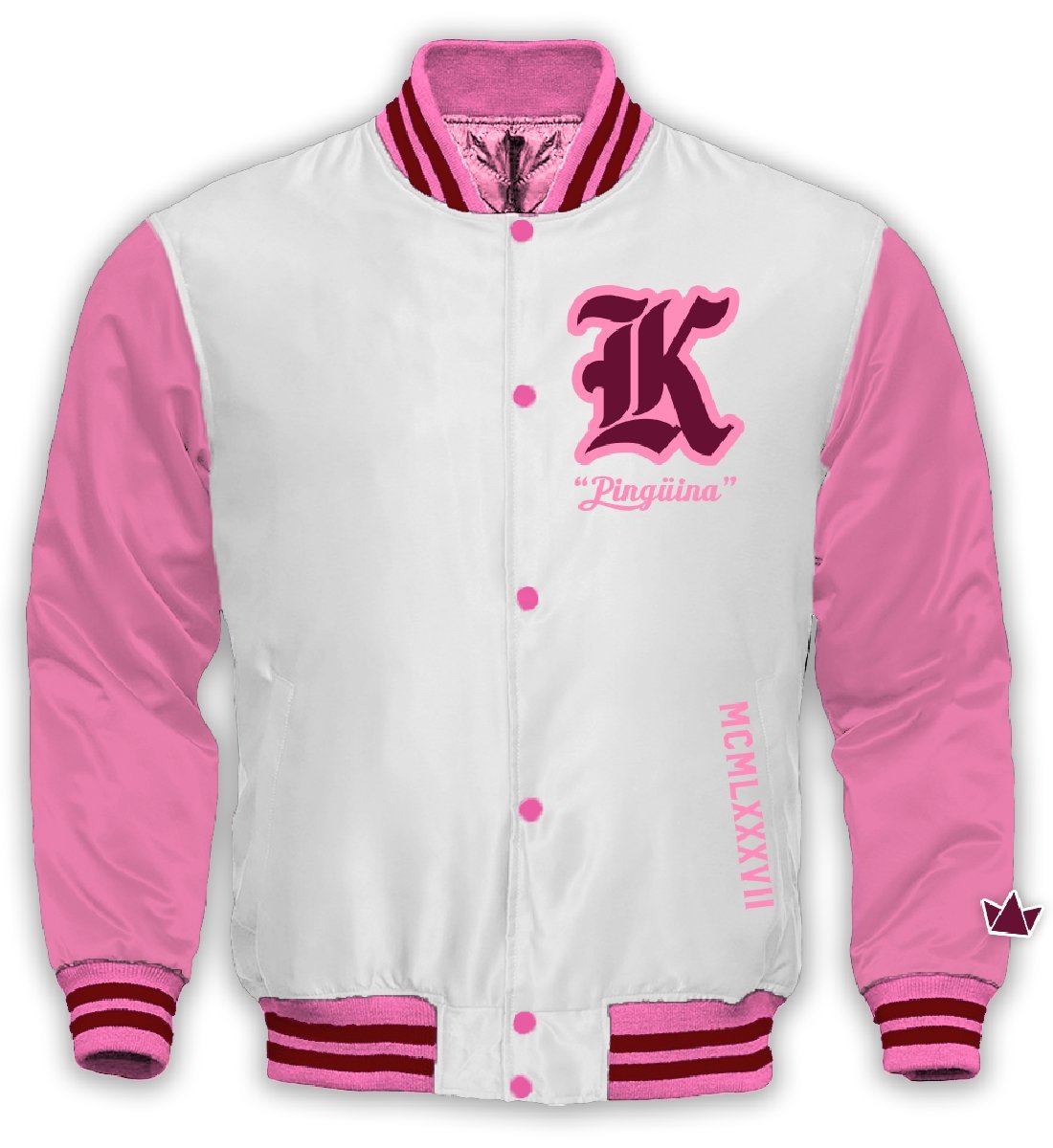 KDChi Varsity Satin Baseball Jacket - DVN Co.