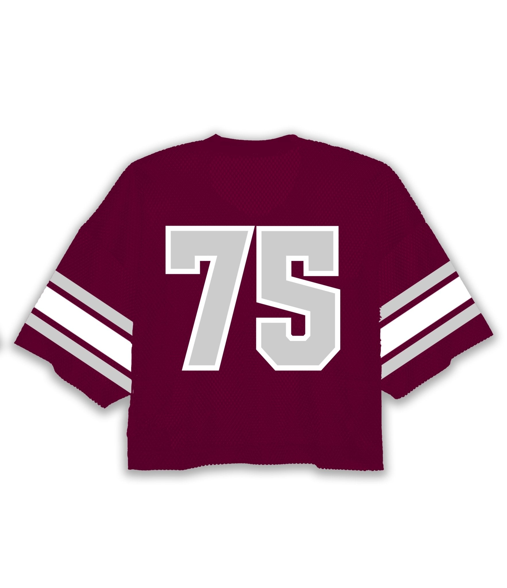 LTA "Lovely" Oversized Cropped Mesh Football Jersey - DVN Co.