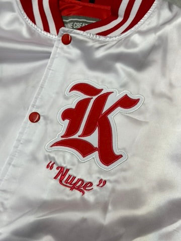 Kappa Alpha Psi Varsity Satin Baseball Jacket