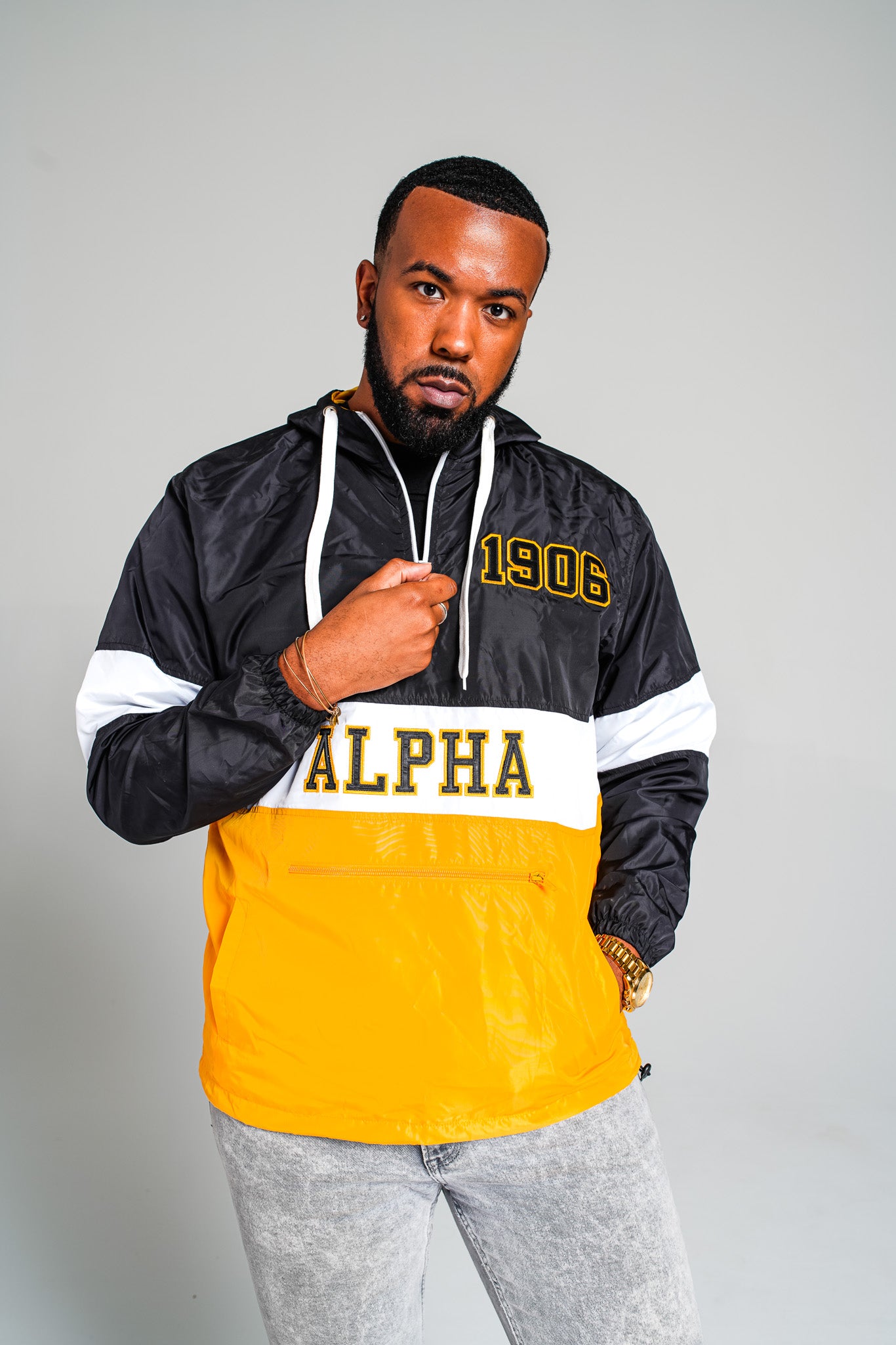 Alpha OG Tri-Color Windbreaker