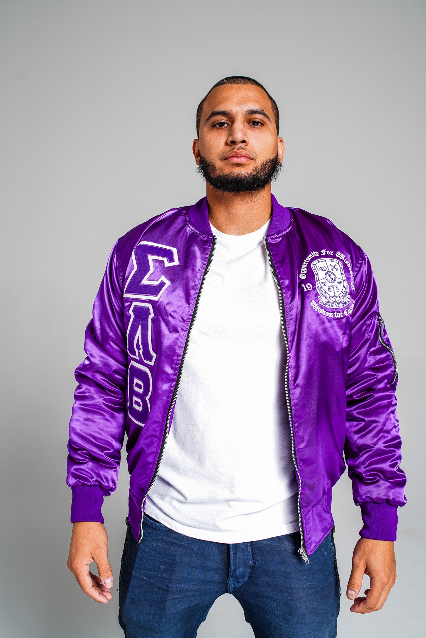 Beta OG Satin Bomber Jacket - DVN