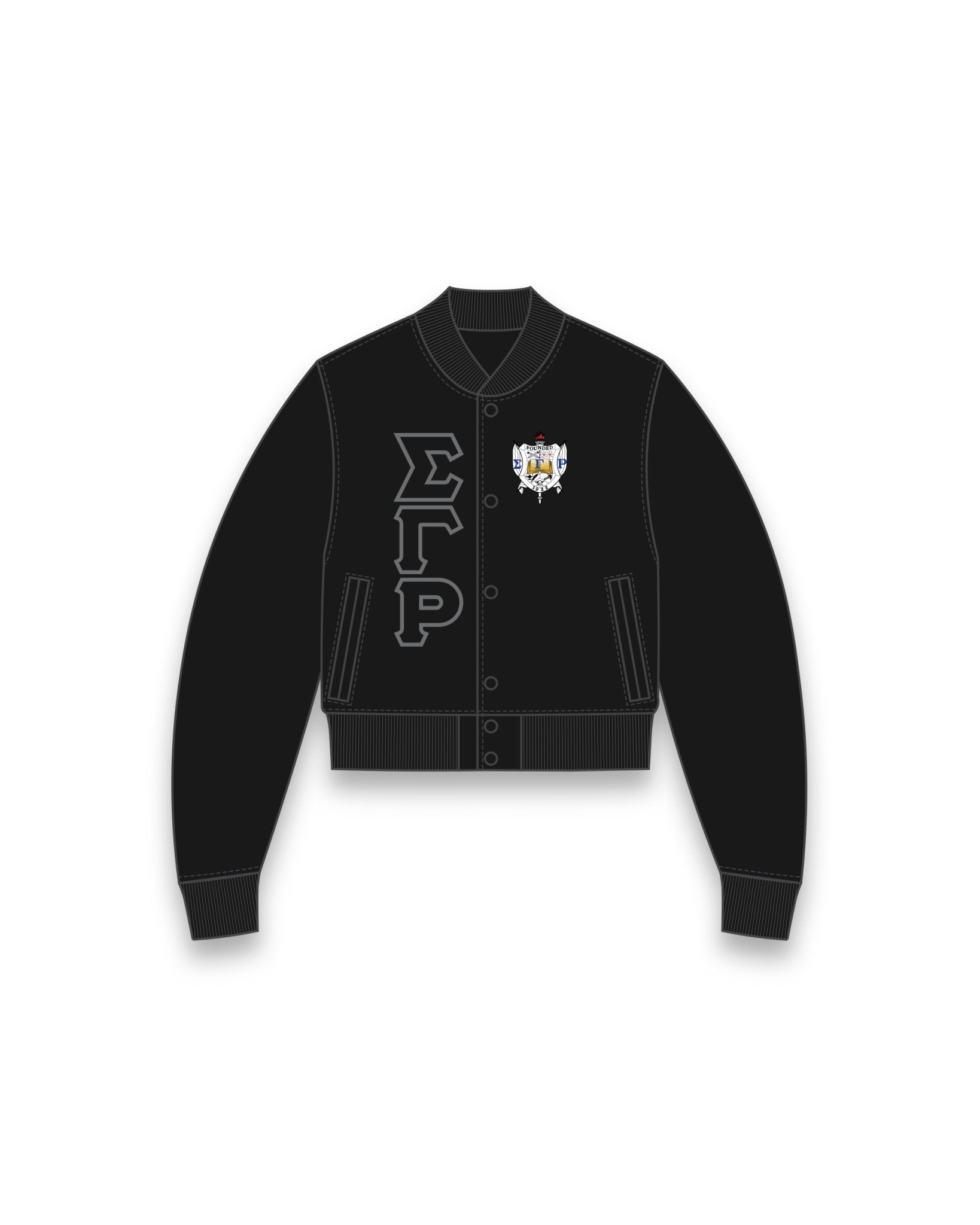 [CUSTOM] SGRho Genuine Leather Bomber Jacket - DVN