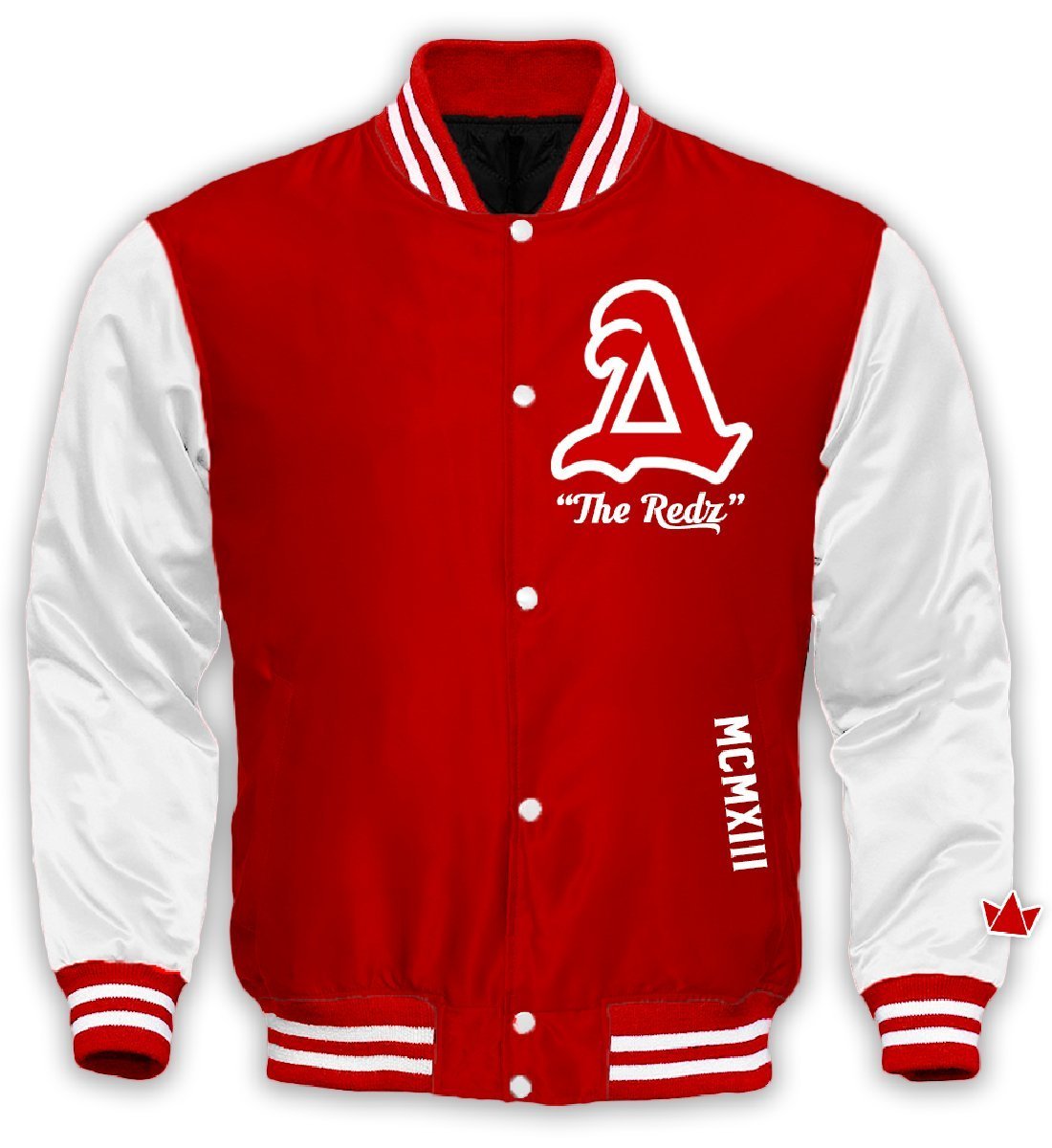 Delta Varsity Satin Baseball Jacket - "Diva" - Size XS & M - DVN