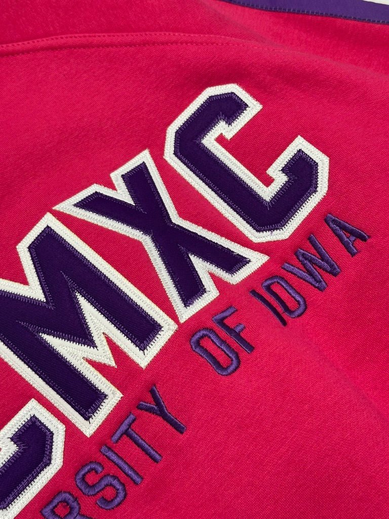 Gamma "MCMXC" OG MCM Sweatshirt (Cropped) - Shocking Pink - Size L - DVN