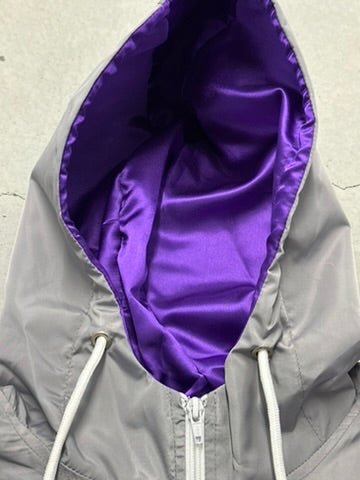 Omega OG Tri - Color Grey/Purple Windbreaker - Size L - DVN