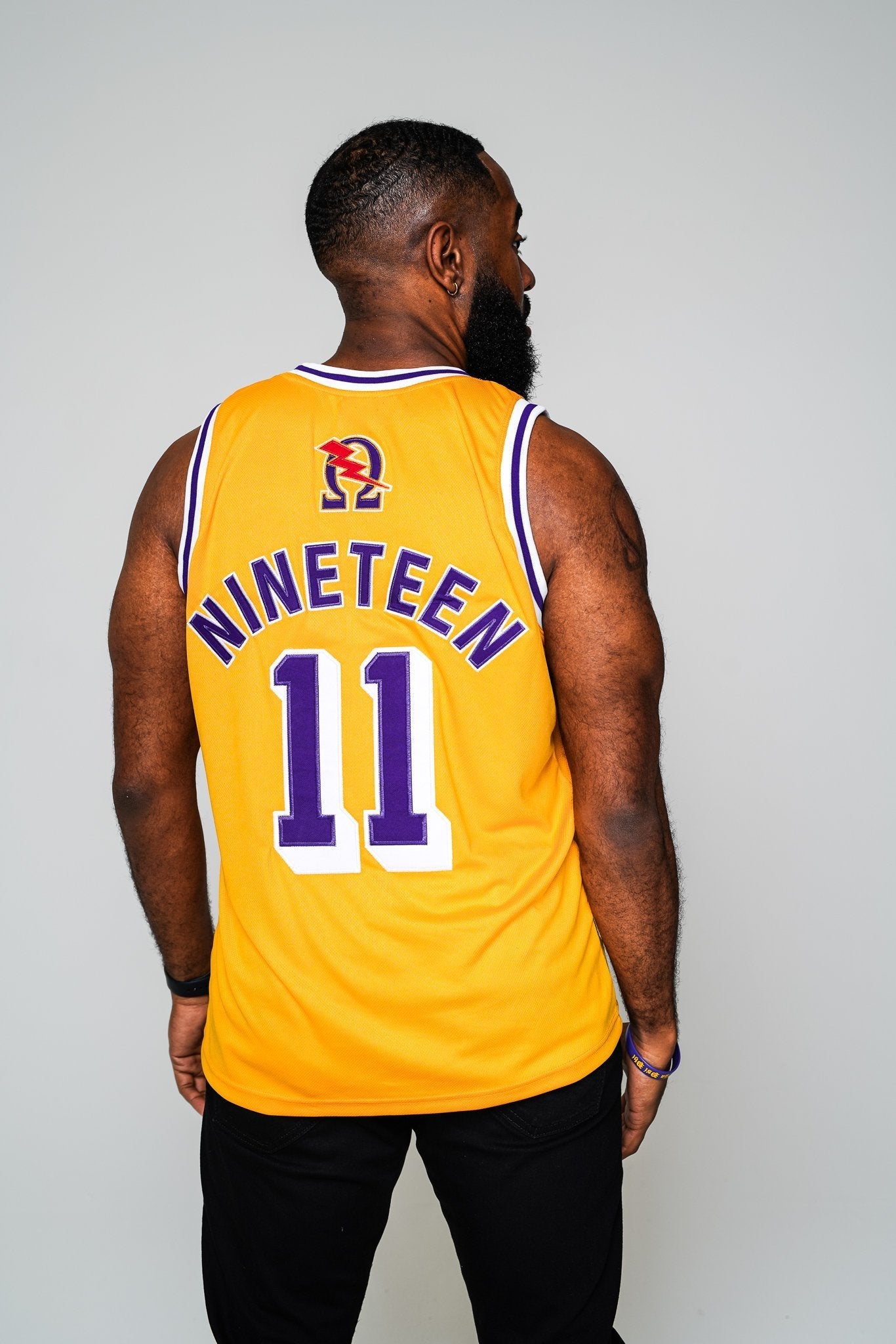 Omega Psi Phi "Ques" Basketball Jersey - Final Model - Size L - DVN