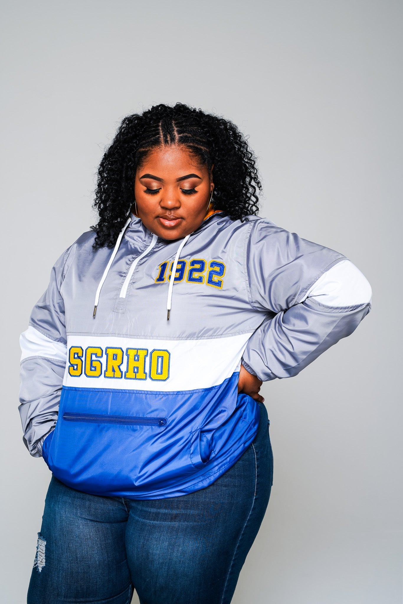 SGRho OG Tri - Color Windbreaker - Sizes S & XL - DVN