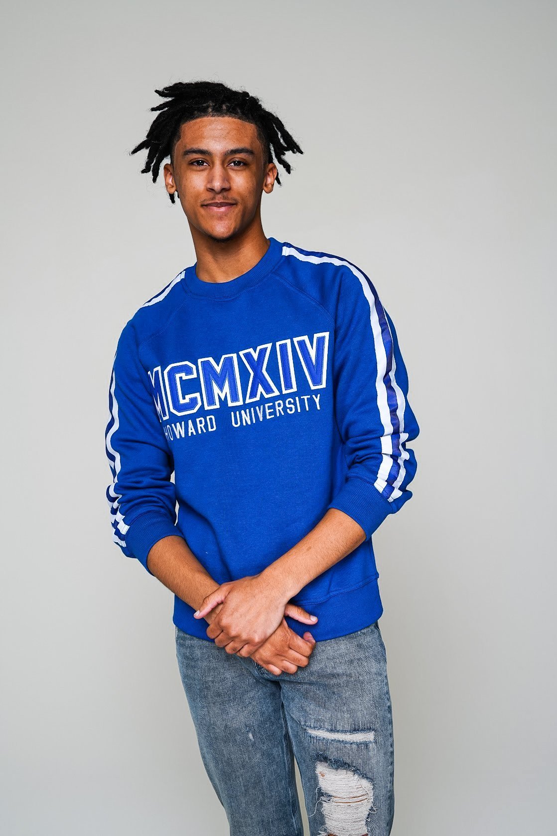 Sigma "MCMXIV" OG MCM Sweatshirt - Blue - Size Small - DVN