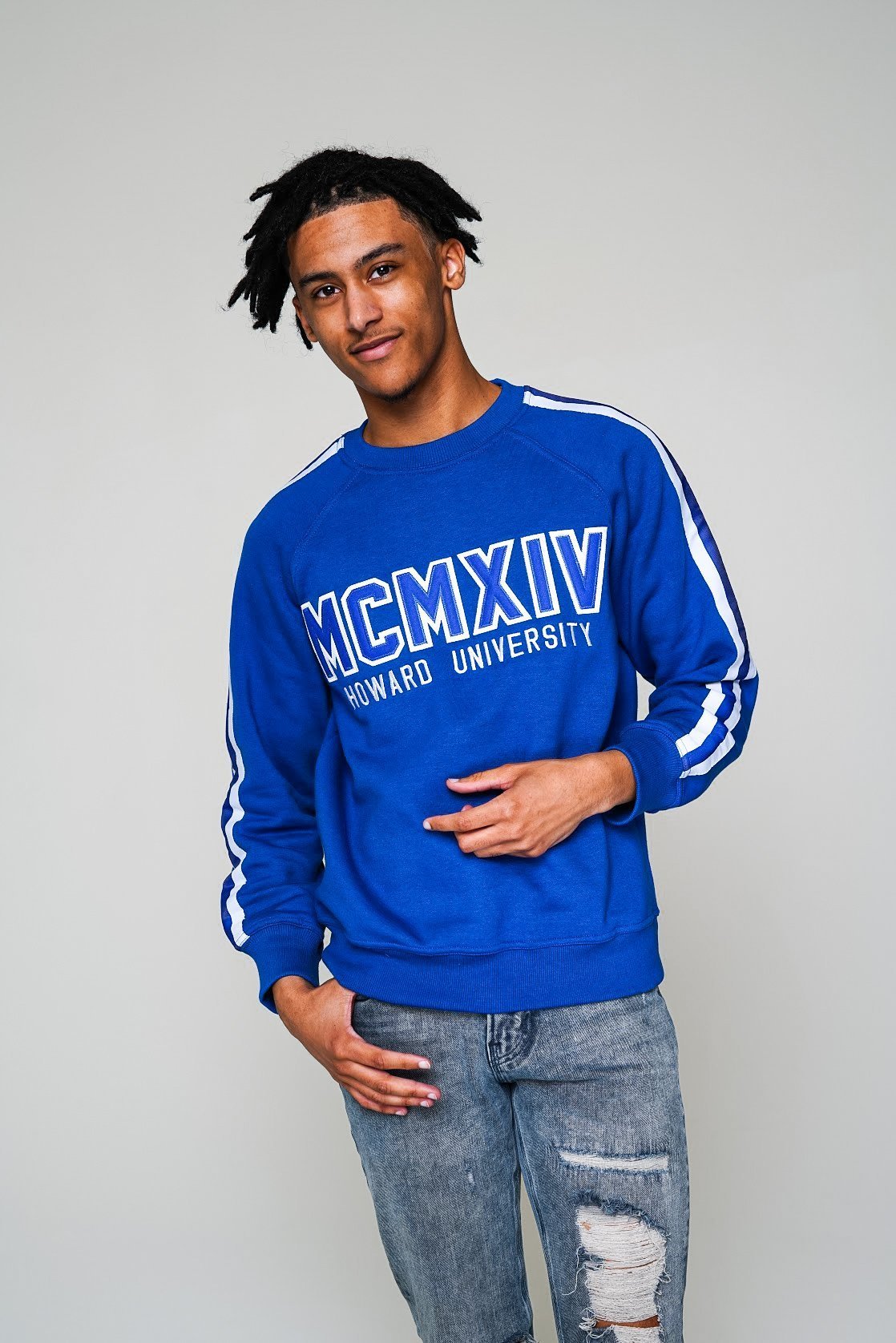 Sigma "MCMXIV" OG MCM Sweatshirt - Blue - Size Small - DVN