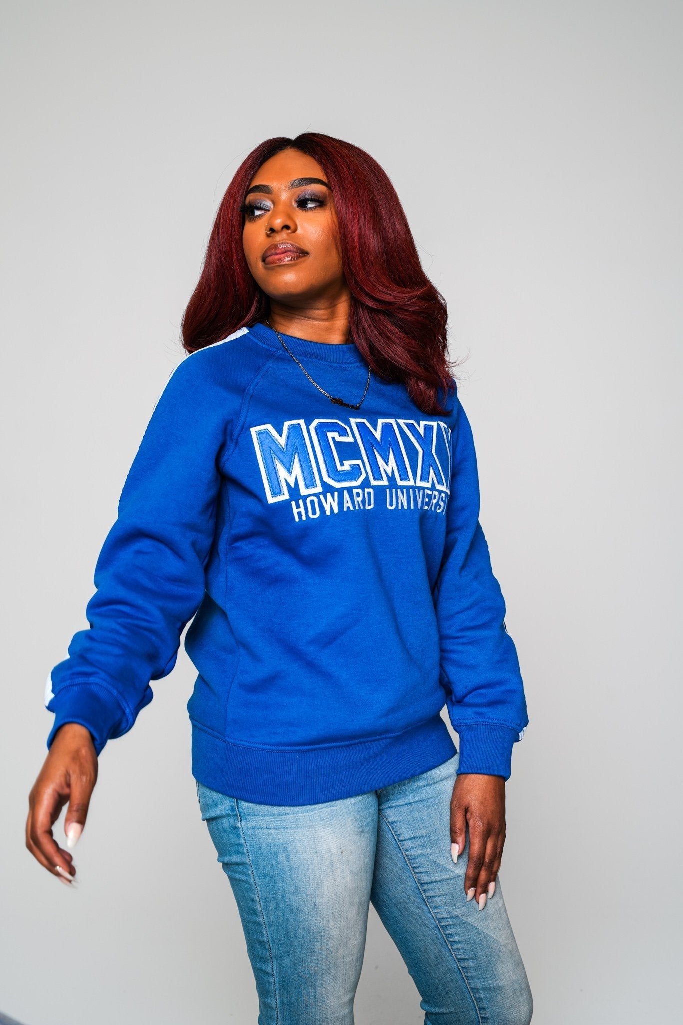 Zeta "MCMXX" OG MCM Sweatshirt - Blue - Size S, M, XL - DVN