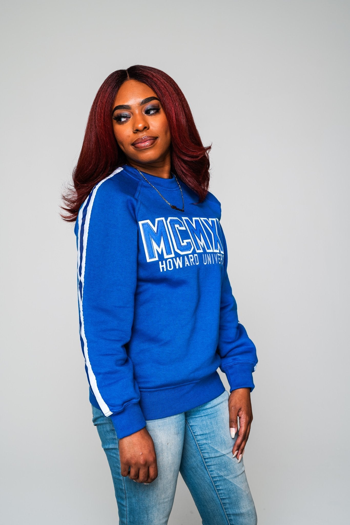 Zeta "MCMXX" OG MCM Sweatshirt - Blue - Size S, M, XL - DVN