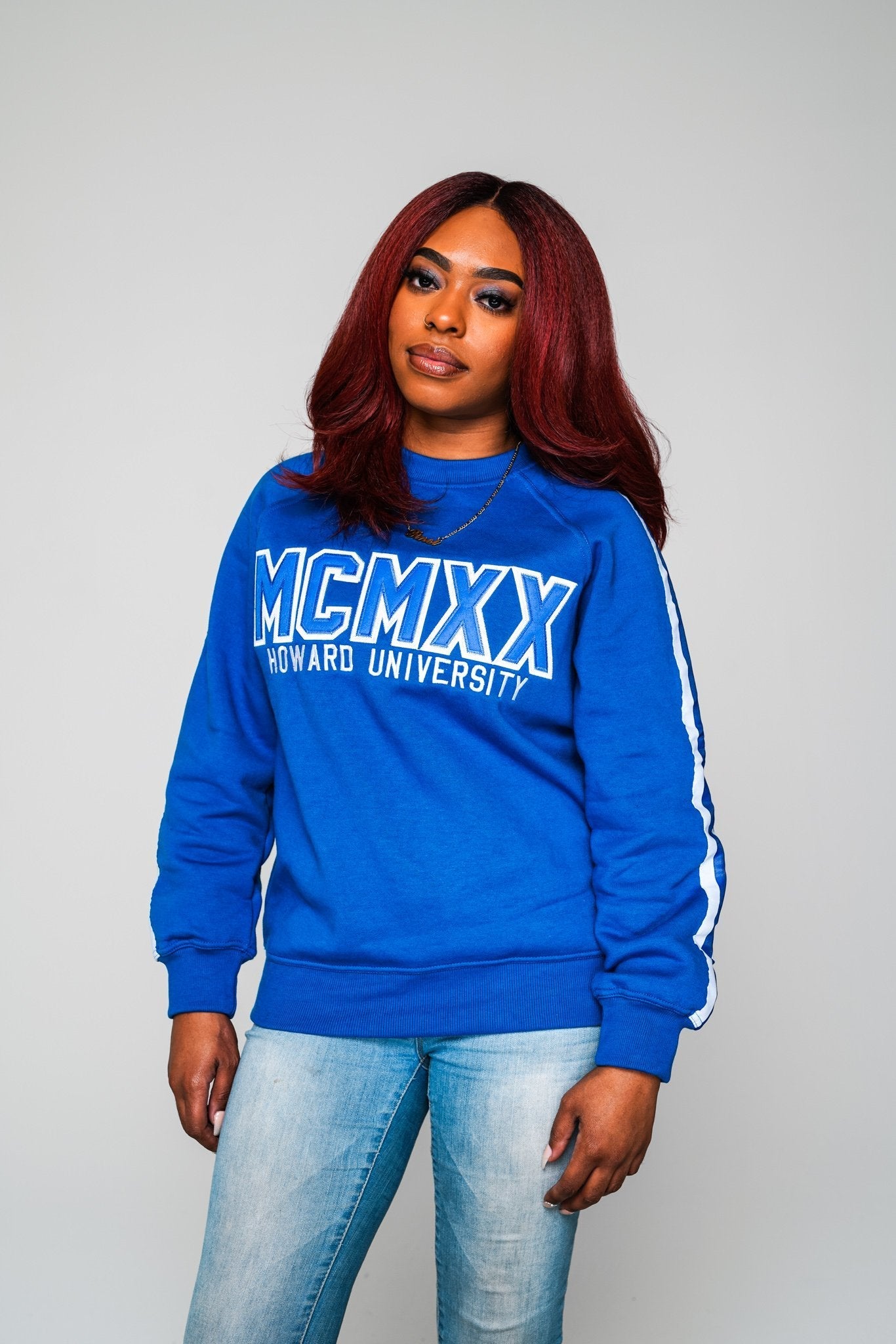 Zeta "MCMXX" OG MCM Sweatshirt - Blue - Size S, M, XL - DVN