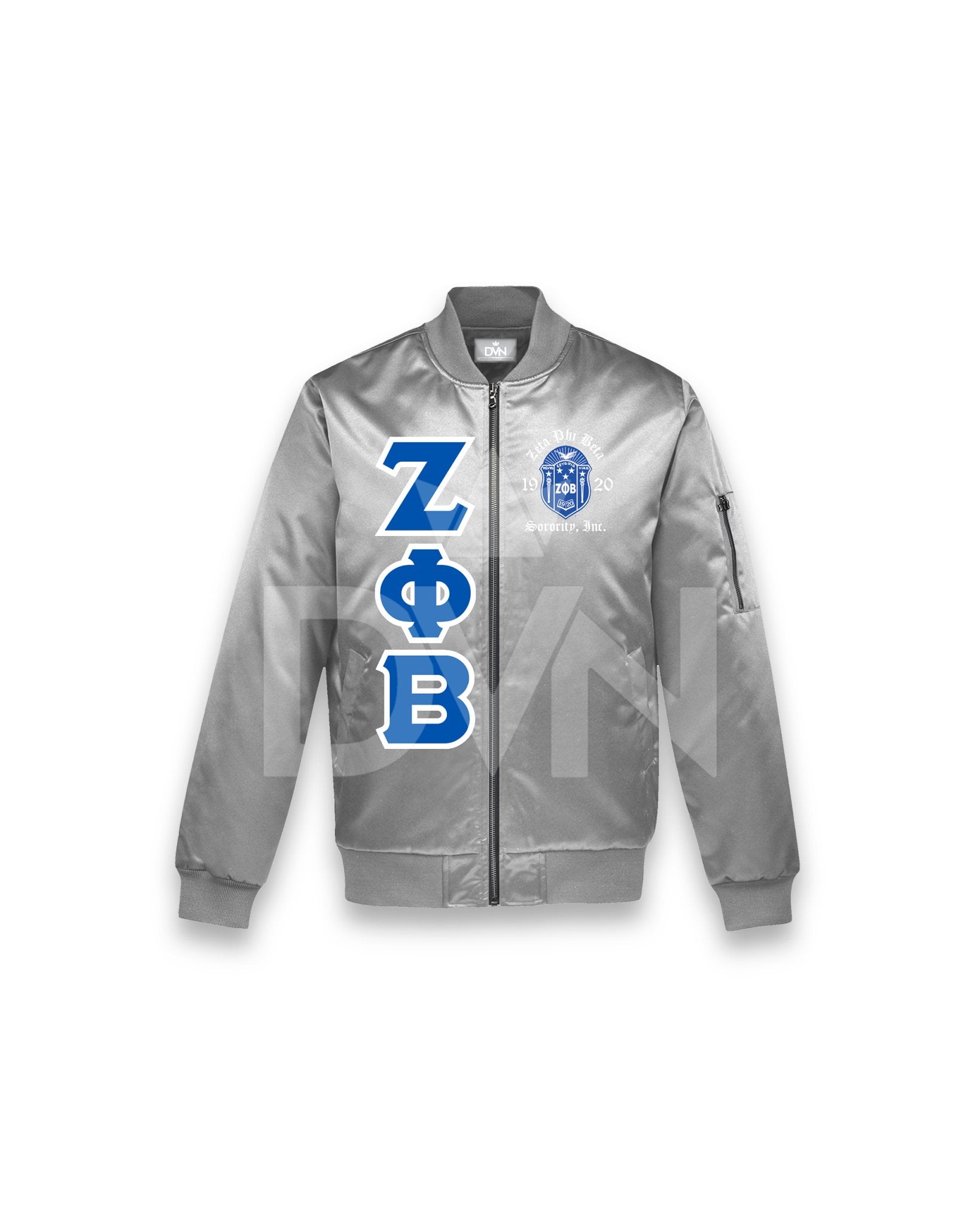 Zeta OG Satin Bomber Jacket - DVN