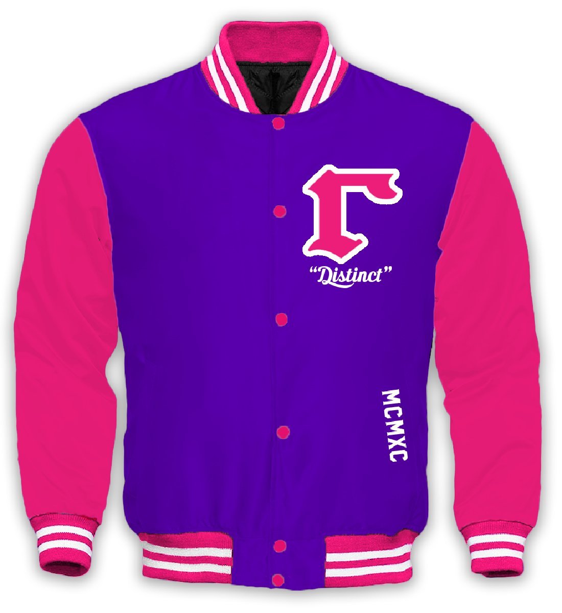 Gamma Varsity Satin Baseball Jacket - DVN Co.