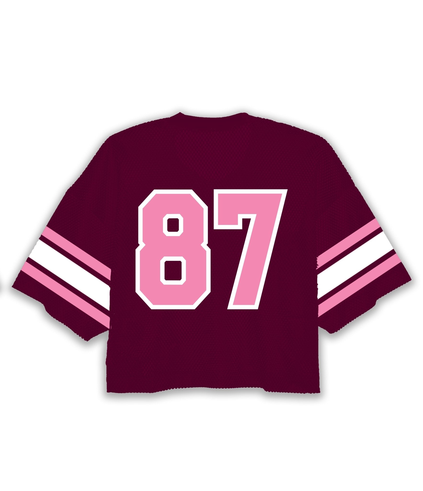 KDChi Oversized Cropped Mesh Football Jersey - DVN Co.